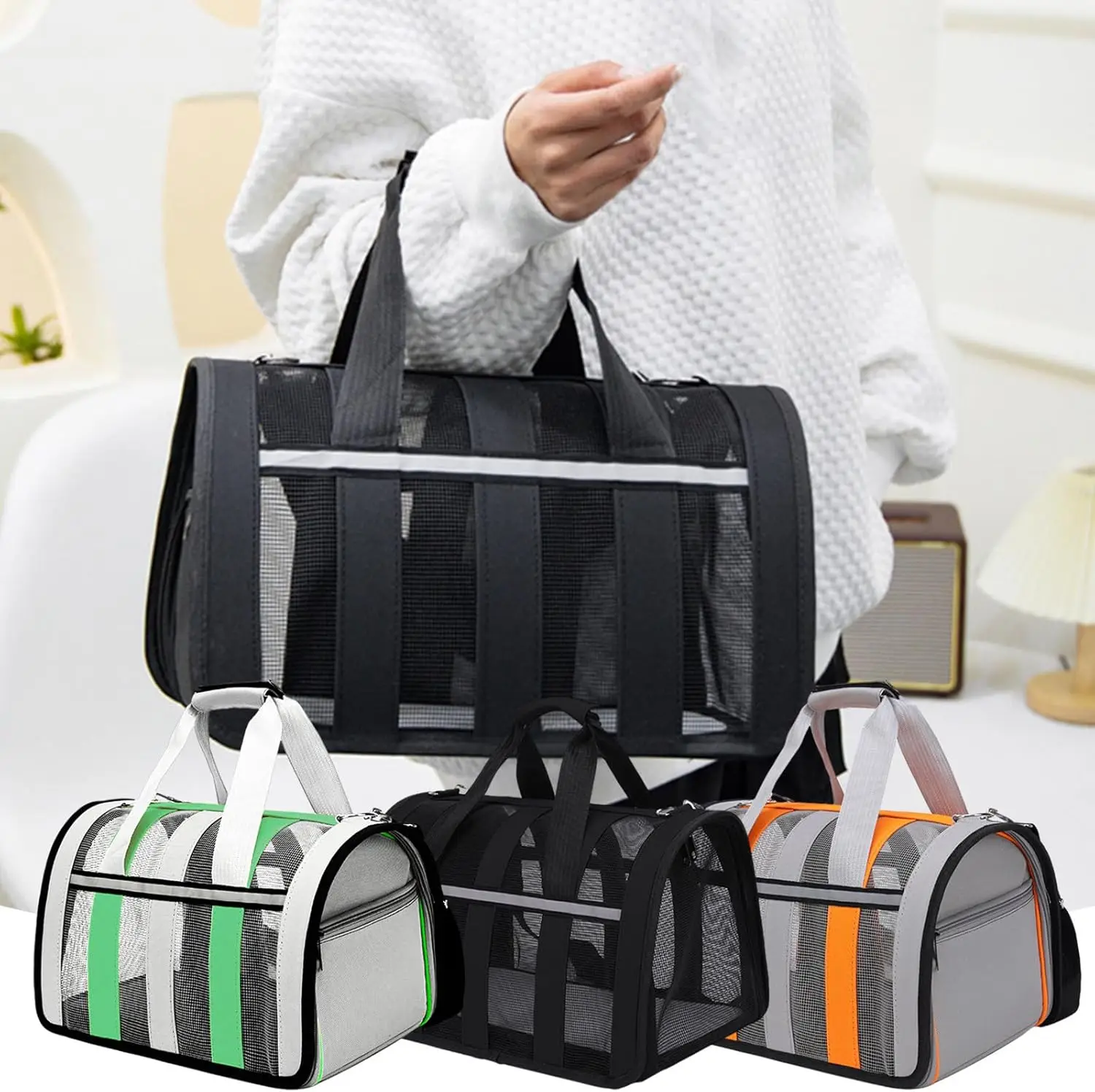 Cats Dog Carrier for Small Medium Cats Puppies Pet Carrier for Pet Small Dog Carrier Soft Sided Travel Puppy Carrier
Cats Dog Carrier for Small Medium Cats Puppies Pet Carrier for Pet Small Dog Carrier Soft Sided Travel Puppy Carrier