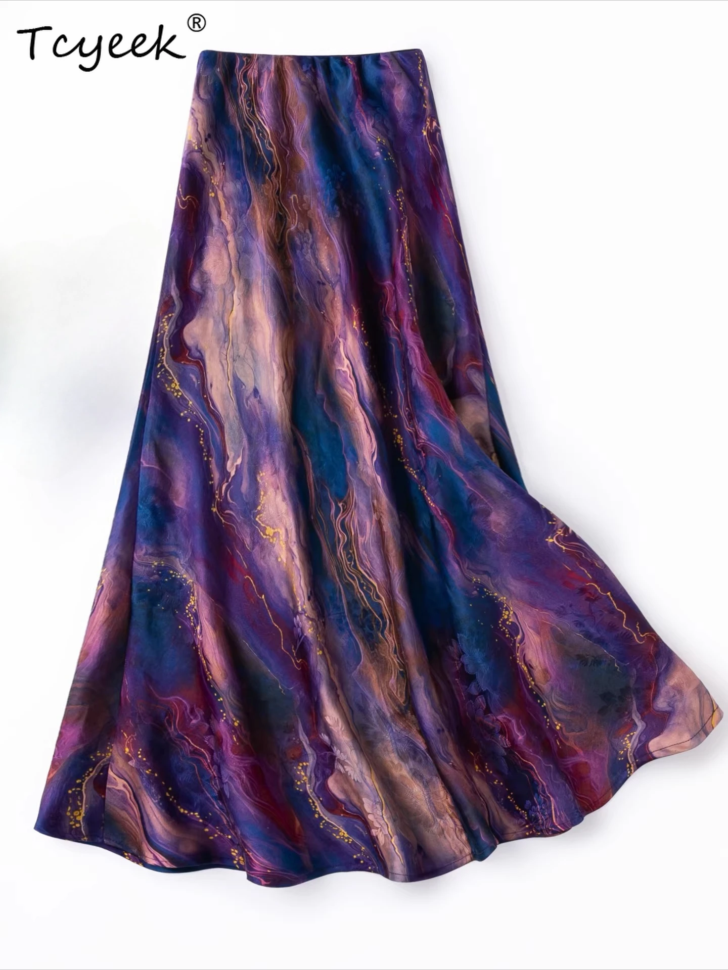 Tcyeek 100% Real Mulberry Silk Vintage Skirt Woman Clothes Summer Skirt Elegant Skirts for Women Evening Юбка Женская Slim Fit
Tcyeek 100% Real Mulberry Silk Vintage Skirt Woman Clothes Summer Skirt Elegant Skirts for Women Evening Юбка Женская Slim Fit