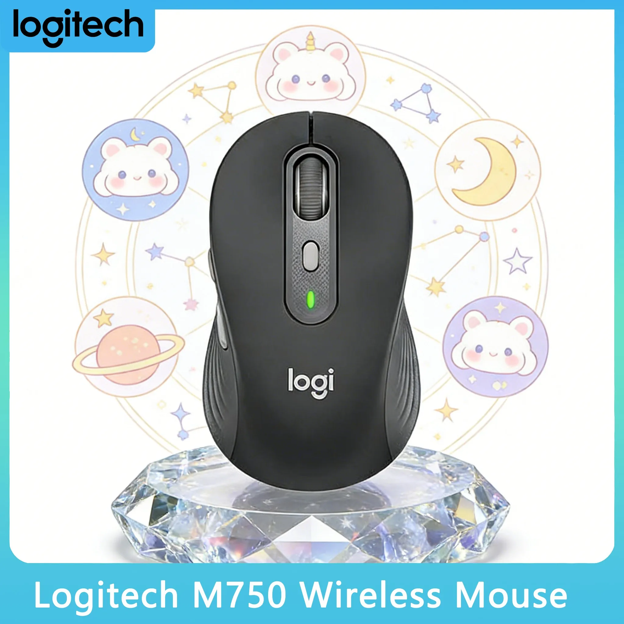 Logitech M750: Smooth Glide with Low-Friction PTFE Feet
Logitech M750: Smooth Glide with Low-Friction PTFE Feet