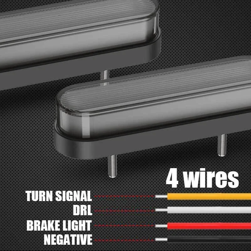Motorcycle Rear Tail Light Red Motorbike Brake Stop LED Light Side Marker Lamp For ATV UTV Dirt Pit Bike 12V 24V Caravan 24LED
Motorcycle Rear Tail Light Red Motorbike Brake Stop LED Light Side Marker Lamp For ATV UTV Dirt Pit Bike 12V 24V Caravan 24LED