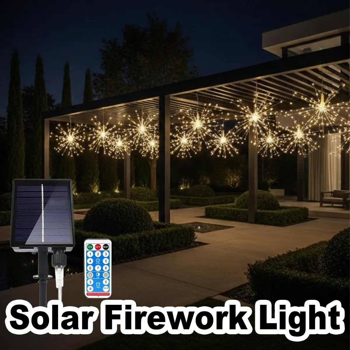 Solar Firework Light String Fairy Chandelier Pendant Outdoor Patio Party Decorative Christmas Camping Art Deco Room Gift Home
Solar Firework Light String Fairy Chandelier Pendant Outdoor Patio Party Decorative Christmas Camping Art Deco Room Gift Home