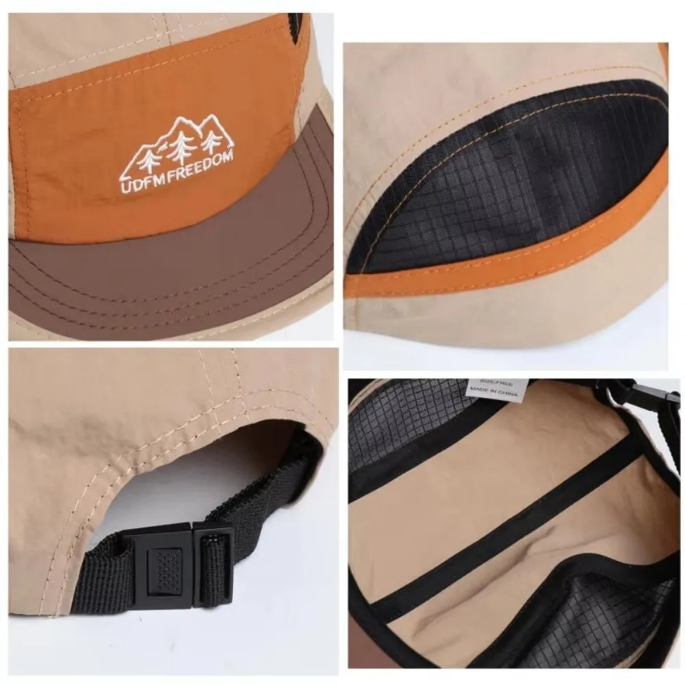 Casual 5 Panel Baseball Cap Mesh Nylon Quick Dry Hat Breathable Embroidery Duckbill Cap for Running Camping
Casual 5 Panel Baseball Cap Mesh Nylon Quick Dry Hat Breathable Embroidery Duckbill Cap for Running Camping