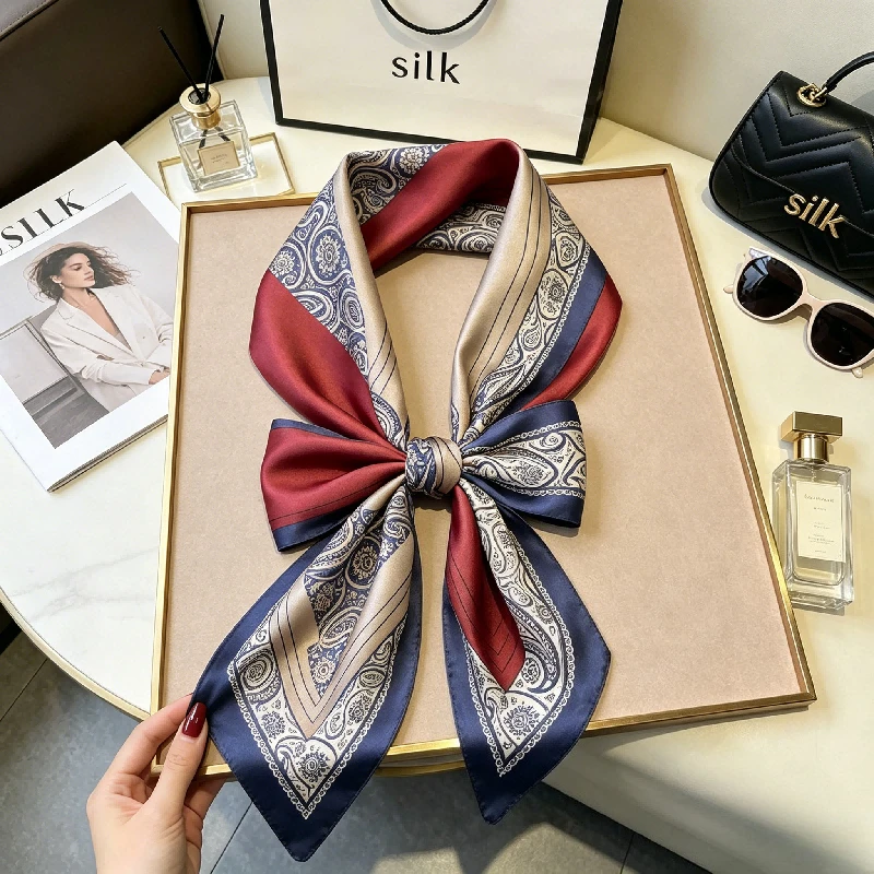 Thin Splicing Cashew Flower Orange Purple Silk Sunshade Dustproof Mulberry Silk Square Towel Hemming Jewelry Bag Woman
Thin Splicing Cashew Flower Orange Purple Silk Sunshade Dustproof Mulberry Silk Square Towel Hemming Jewelry Bag Woman