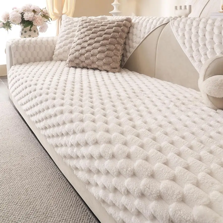 Plush Faux Fur Couch Cover, Fluffy Non Slip Sectional Sofa Covers for 3 Cushion Couch, Furniture Protector Sofa Slipcover1 PCS 3
Plush Faux Fur Couch Cover, Fluffy Non Slip Sectional Sofa Covers for 3 Cushion Couch, Furniture Protector Sofa Slipcover1 PCS 3