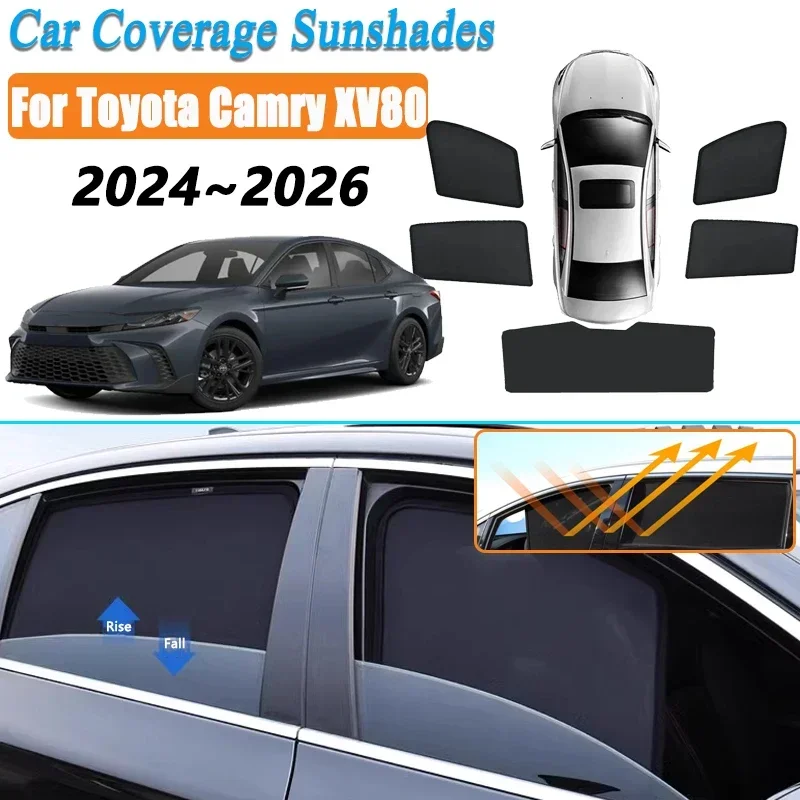 Car Mesh Coverage Sunshade For Toyota Camry XV80 2024 2025 2026 Accessories Sunscreen Window Cover Magnetic Sun Protection Visor
Car Mesh Coverage Sunshade For Toyota Camry XV80 2024 2025 2026 Accessories Sunscreen Window Cover Magnetic Sun Protection Visor