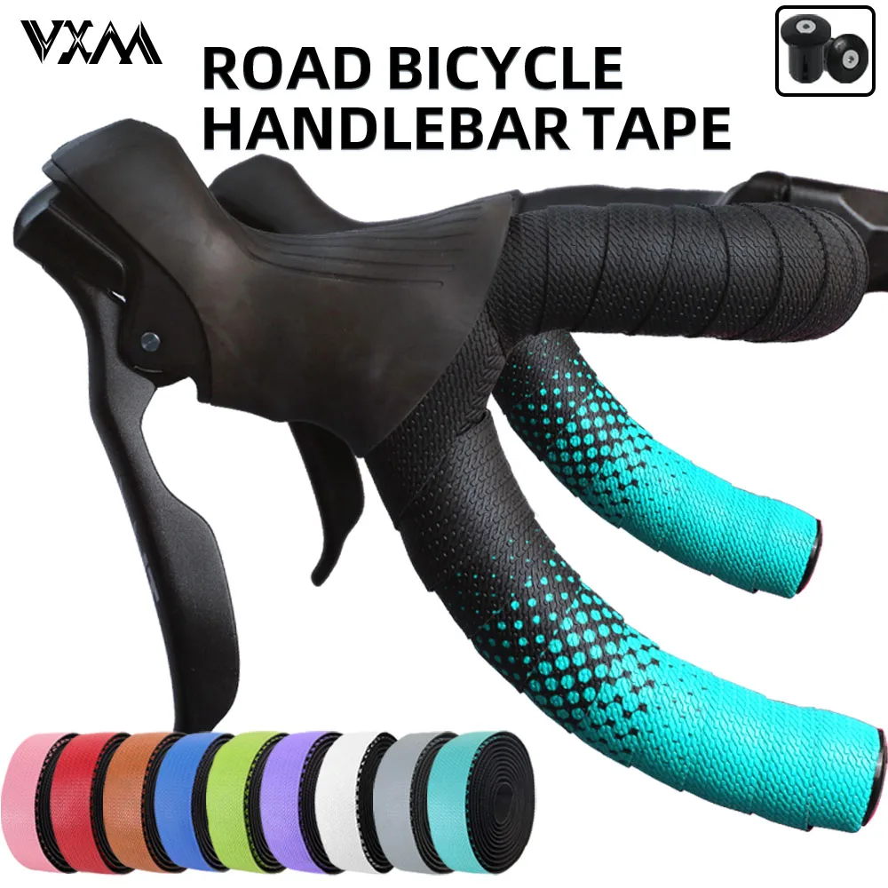 VXM Road Bicycle Handlebar Tape Bar PU EVA Cycling Grips Strap Anti slip shockabsorbing comfort With End Plug Bike Accessories
VXM Road Bicycle Handlebar Tape Bar PU EVA Cycling Grips Strap Anti slip shockabsorbing comfort With End Plug Bike Accessories