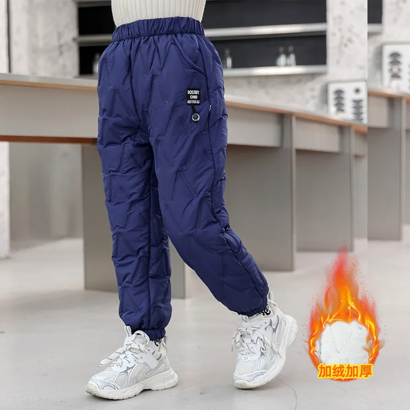 Boys Down Pants Girls Padded Trousers Winter Thicken Cotton Pants Children Warm Ski Trousers Kids Fashion Casual Underwear
Boys Down Pants Girls Padded Trousers Winter Thicken Cotton Pants Children Warm Ski Trousers Kids Fashion Casual Underwear