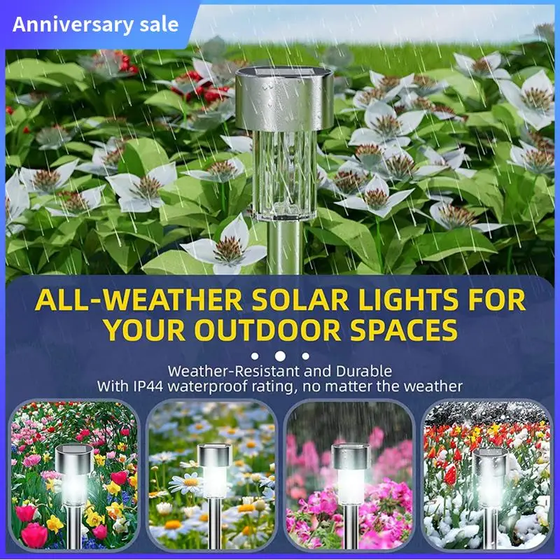 Solar Lights 12 Pack, Solar Garden Lights, Landscape Lighting For Pathway, Patio, Lawn, Walkway
Solar Lights 12 Pack, Solar Garden Lights, Landscape Lighting For Pathway, Patio, Lawn, Walkway