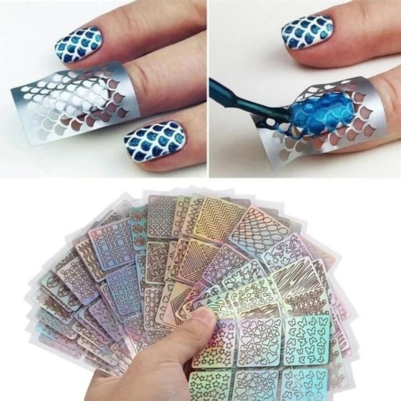 12PCS Hollow Nail Sticker Stylish Self-adhesive Manicure Sticker Nail Art Accessory
12PCS Hollow Nail Sticker Stylish Self-adhesive Manicure Sticker Nail Art Accessory