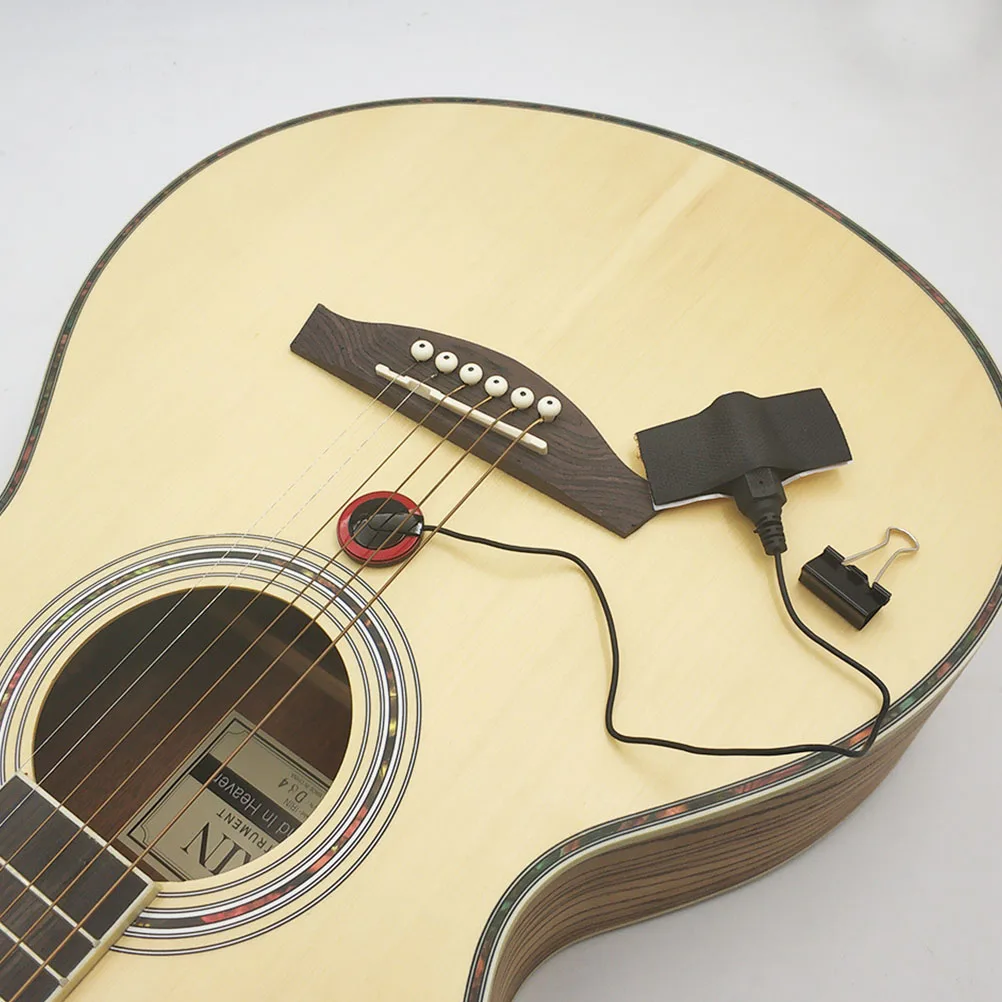 Pickup Ukulele Piezo Violin Instrument Parts Guitar Supplies Accessory Portable Microphone
Pickup Ukulele Piezo Violin Instrument Parts Guitar Supplies Accessory Portable Microphone