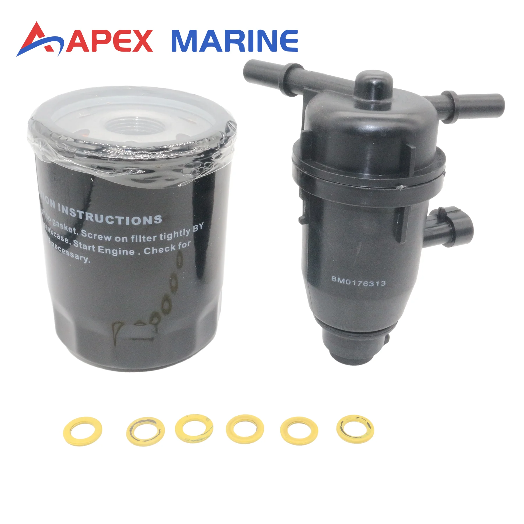 Boat Motors Maintenance Kit Fits for Mercury Outboard V6 V8 3.4L 4.6L 175 To 300 HP Marine Engines Replaces 8M0149929
Boat Motors Maintenance Kit Fits for Mercury Outboard V6 V8 3.4L 4.6L 175 To 300 HP Marine Engines Replaces 8M0149929