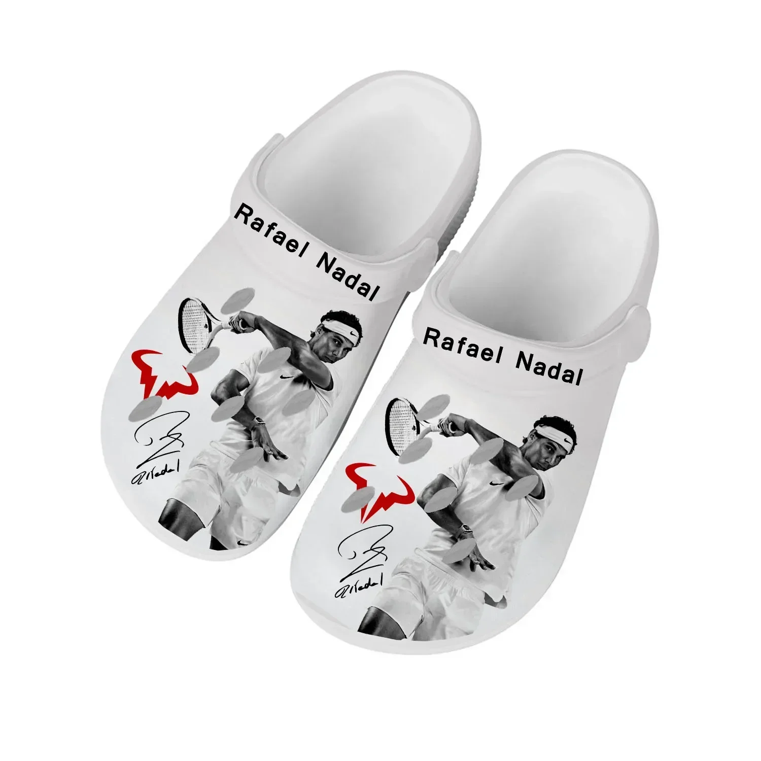 Rafael Nadal tennis player Home Clog Mens Women Youth Boy Girl Sandals Shoes Garden Custom Made Breathable Shoe Hole Slippers
Rafael Nadal tennis player Home Clog Mens Women Youth Boy Girl Sandals Shoes Garden Custom Made Breathable Shoe Hole Slippers