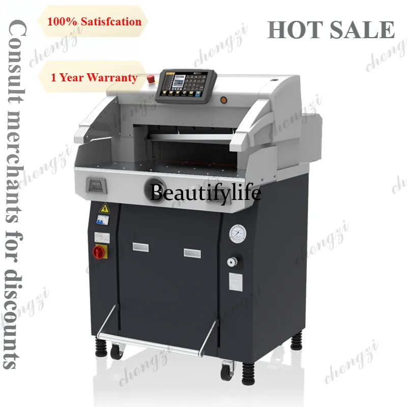 81 R5310 Hydraulic Programmable Cutter R6810 Electric Fully Automatic Heavy Duty Paper Trimmer
81 R5310 Hydraulic Programmable Cutter R6810 Electric Fully Automatic Heavy Duty Paper Trimmer