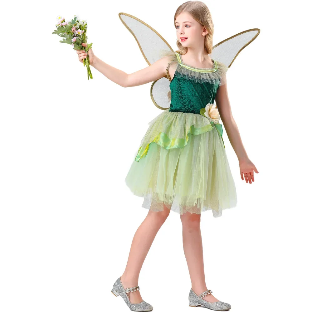 Halloween Tinker Belll Animal Butterfly Elf Princess Costume Children's Day Forest Magical Flower Fairy Cosplay Fancy Dress
Halloween Tinker Belll Animal Butterfly Elf Princess Costume Children's Day Forest Magical Flower Fairy Cosplay Fancy Dress