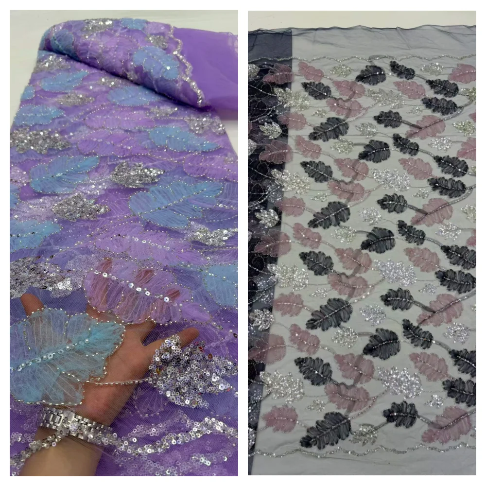 African Nigerian Embroidered Lace Tulle Fabric Guipure Sequins Luxury Wedding Dress& Bridal Gown Premium Net Cloth 5 Yards
African Nigerian Embroidered Lace Tulle Fabric Guipure Sequins Luxury Wedding Dress& Bridal Gown Premium Net Cloth 5 Yards