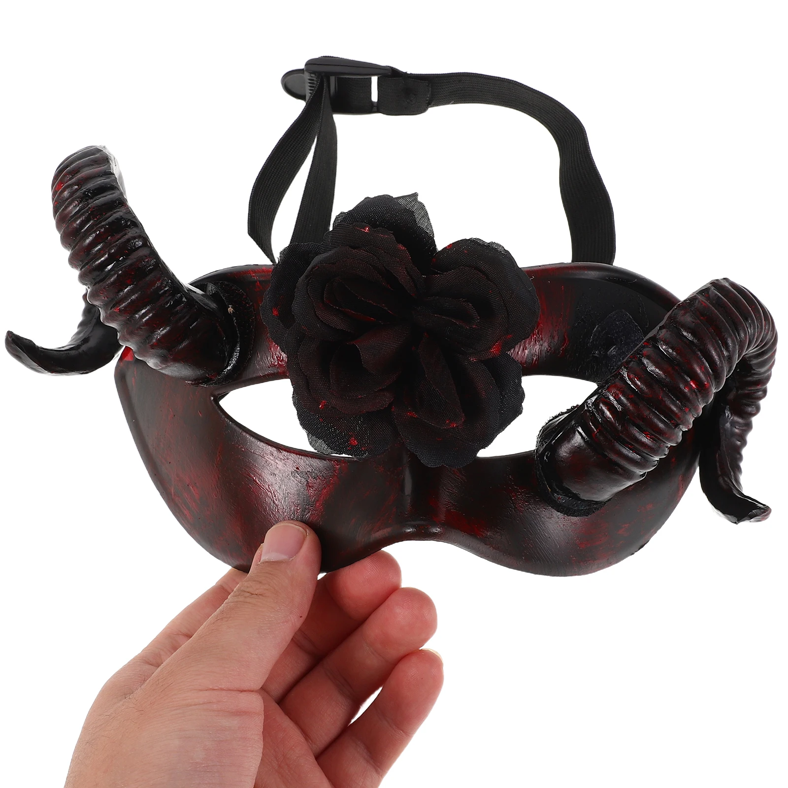 Horn Mask Masquerade Scary Half Face Halloween Costume Accessory Detachable Floral Design Lightweight Plastic Comfortable 
Horn Mask Masquerade Scary Half Face Halloween Costume Accessory Detachable Floral Design Lightweight Plastic Comfortable