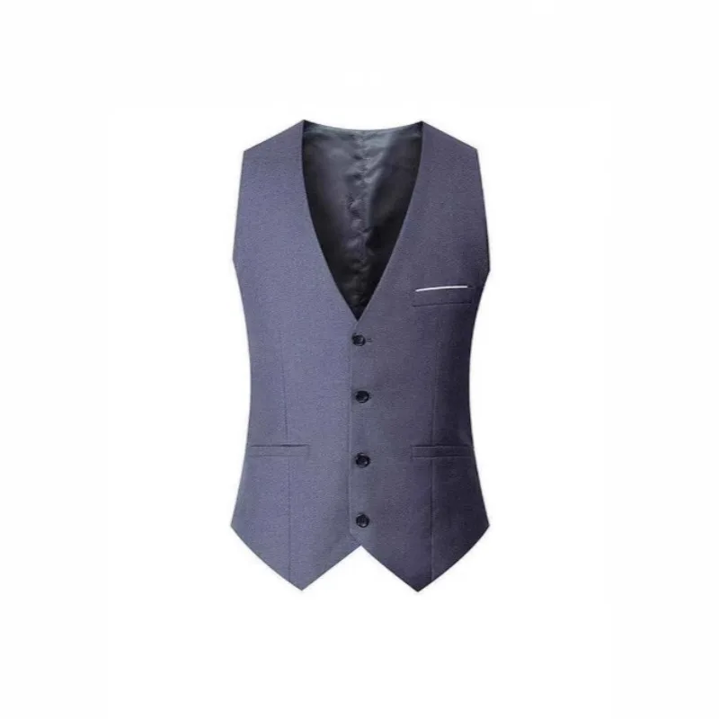 Spring Men's Slim-fit Non-hooded Ordinary Single-breasted Casual Four-season Universal Solid Color Large-size Vest
Spring Men's Slim-fit Non-hooded Ordinary Single-breasted Casual Four-season Universal Solid Color Large-size Vest