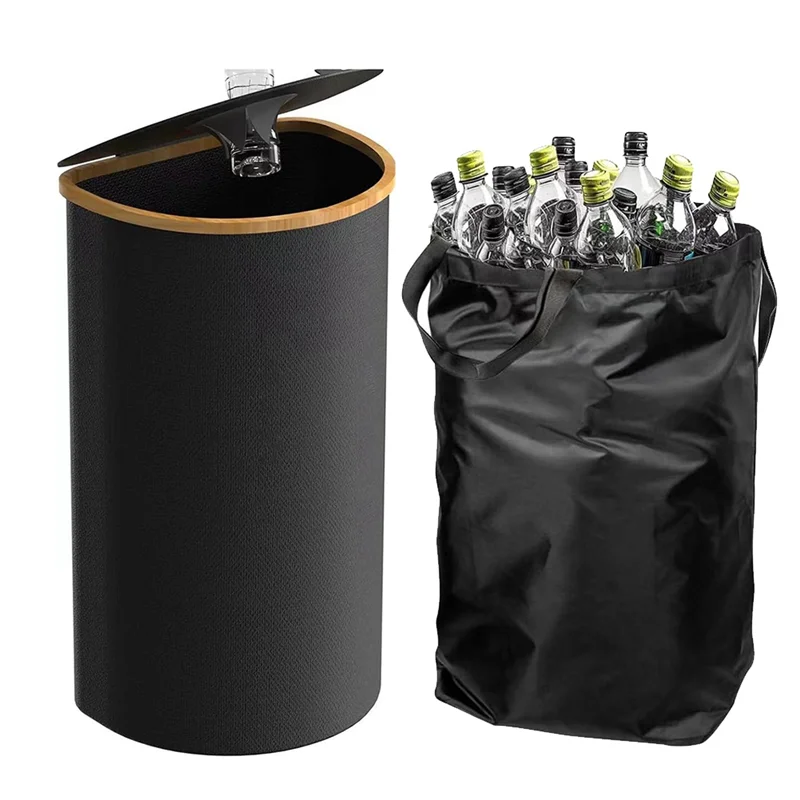 Recycling Bins For Kitchen With 1 Removeable Reusable Inner Bags For Bottles Cans Glass Plastice Cartonsabkw
Recycling Bins For Kitchen With 1 Removeable Reusable Inner Bags For Bottles Cans Glass Plastice Cartonsabkw