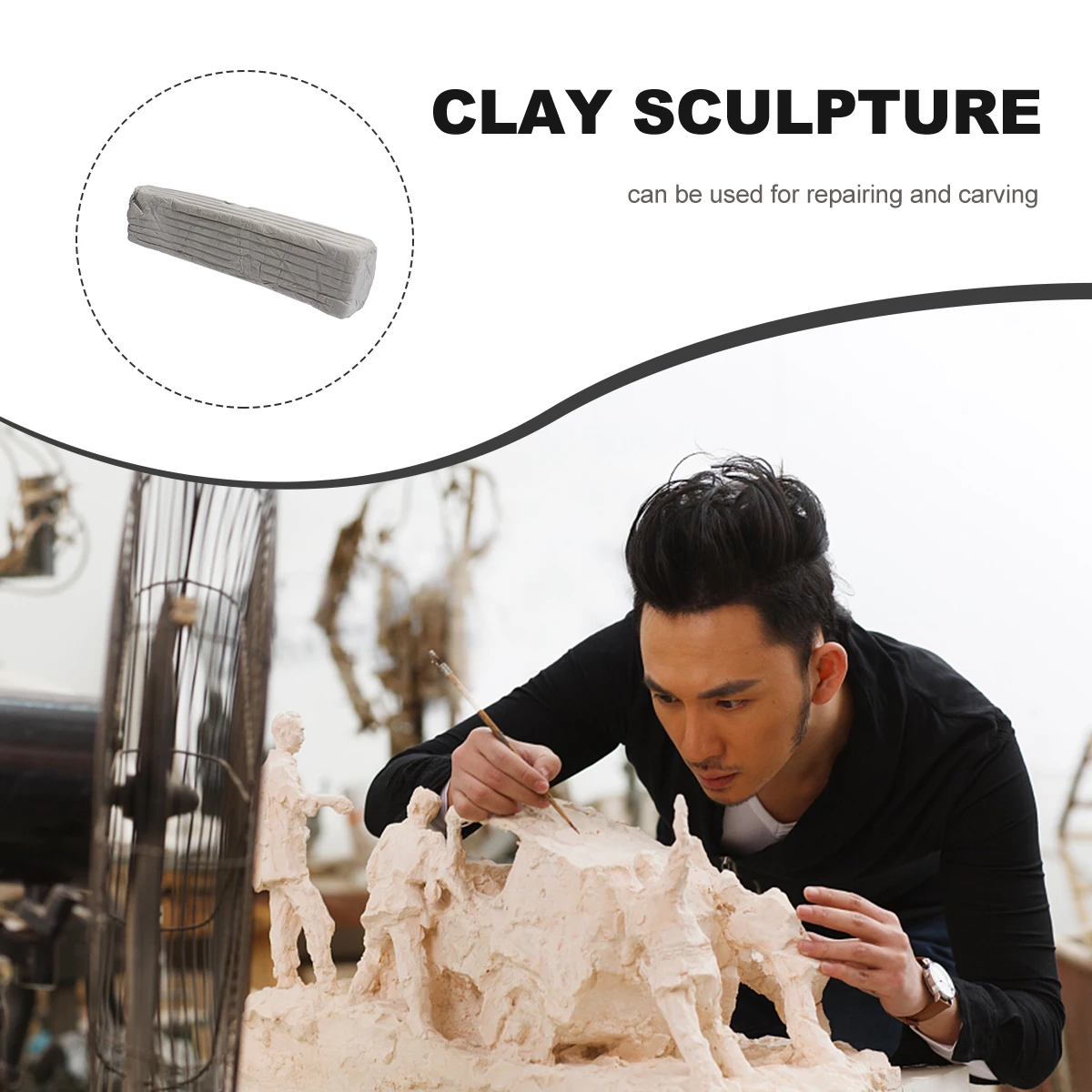 1pc Sculpting Dry Craft For Air Modeling Clay Dry Clay Diy Handicrafts Soft Non-Hardening Plasticine Craft Kids Adults
1pc Sculpting Dry Craft For Air Modeling Clay Dry Clay Diy Handicrafts Soft Non-Hardening Plasticine Craft Kids Adults