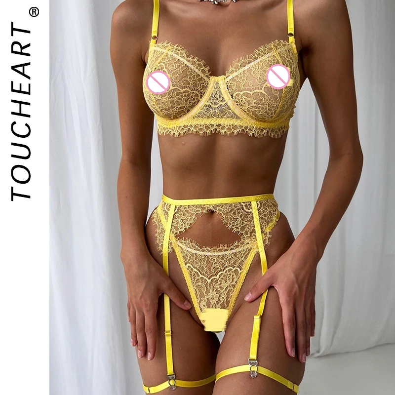 Toucheart кружевное сексуальное женское белье, трусики с подвязками, лоскутное прозрачное ажурное тонкое открытое пупок, интересный соблазнительный эротический комплект
Toucheart кружевное сексуальное женское белье, трусики с подвязками, лоскутное прозрачное ажурное тонкое открытое пупок, интересный соблазнительный эротический комплект