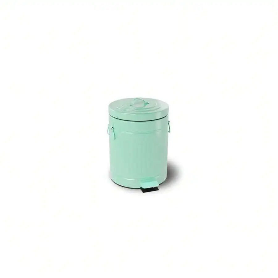 Mint Green Round Foot Pedal Trash Can With Lid 5L Soft Close Wastebasket For Bathroom Bedroom Office
Mint Green Round Foot Pedal Trash Can With Lid 5L Soft Close Wastebasket For Bathroom Bedroom Office