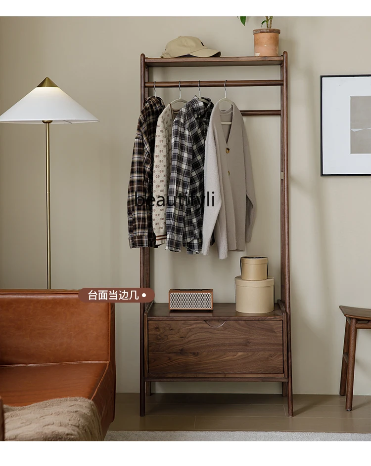 Black Walnut Wood Cloth Hanger Floor Solid Wood Coat and Hat Rack Living Room Storage Rack Locker Rack
Black Walnut Wood Cloth Hanger Floor Solid Wood Coat and Hat Rack Living Room Storage Rack Locker Rack