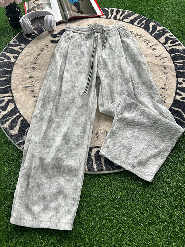 Loose Men's Dyed Ice Silk Pants Textured Bf Lazy Sle American Qui Dry Ice Skin Cool Feeling Air Conditioning Casual Trousers
Loose Men's Dyed Ice Silk Pants Textured Bf Lazy Sle American Qui Dry Ice Skin Cool Feeling Air Conditioning Casual Trousers