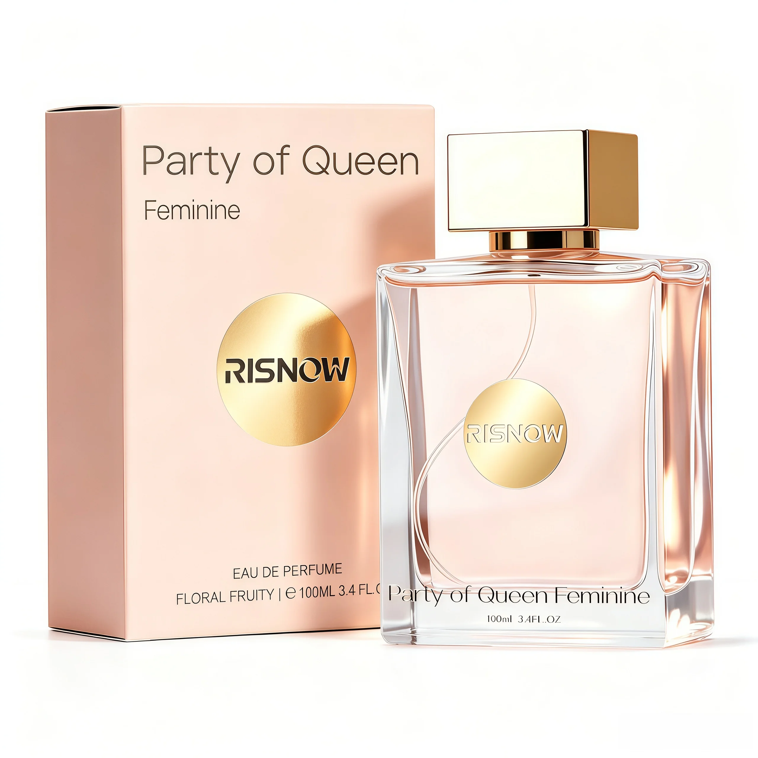 RISNOW Fruity Floral Fragrance 3.4 oz 100ml for WoMen - Party of Queen Feminine with Orange Rose Patchouli Vanilla Long-Lasting Luxury Arabian WoMen's Perfume
RISNOW Fruity Floral Fragrance 3.4 oz 100ml for WoMen - Party of Queen Feminine with Orange Rose Patchouli Vanilla Long-Lasting Luxury Arabian WoMen's Perfume