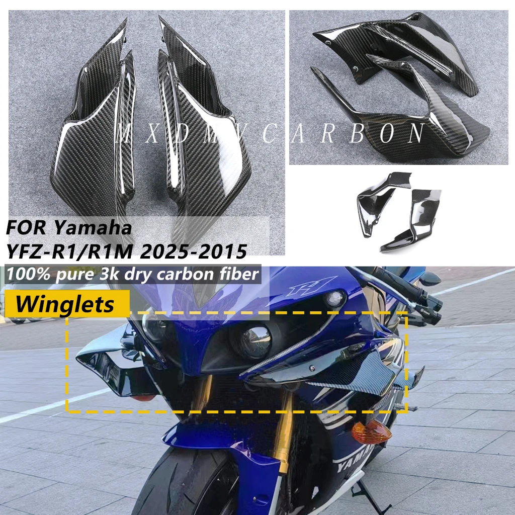 Для мотоциклов Yamaha YFZ-R1M R1 YFZ R1 R1M 2025 2024 2023 2022 2021-2015: Комплекты обтекателей и крыльев из сухого карбона 3K
Для мотоциклов Yamaha YFZ-R1M R1 YFZ R1 R1M 2025 2024 2023 2022 2021-2015: Комплекты обтекателей и крыльев из сухого карбона 3K