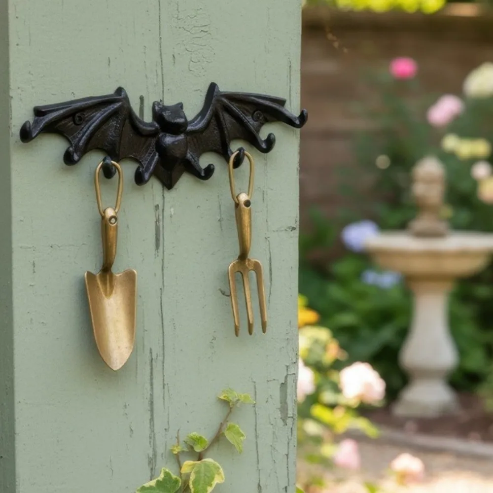 Heavy-Duty Vintage Bat Key Hooks with 8 Hooks Rust-Proof Wall Mount Key Holder Space-Saving Cast Iron Key Rack Living Room
Heavy-Duty Vintage Bat Key Hooks with 8 Hooks Rust-Proof Wall Mount Key Holder Space-Saving Cast Iron Key Rack Living Room
