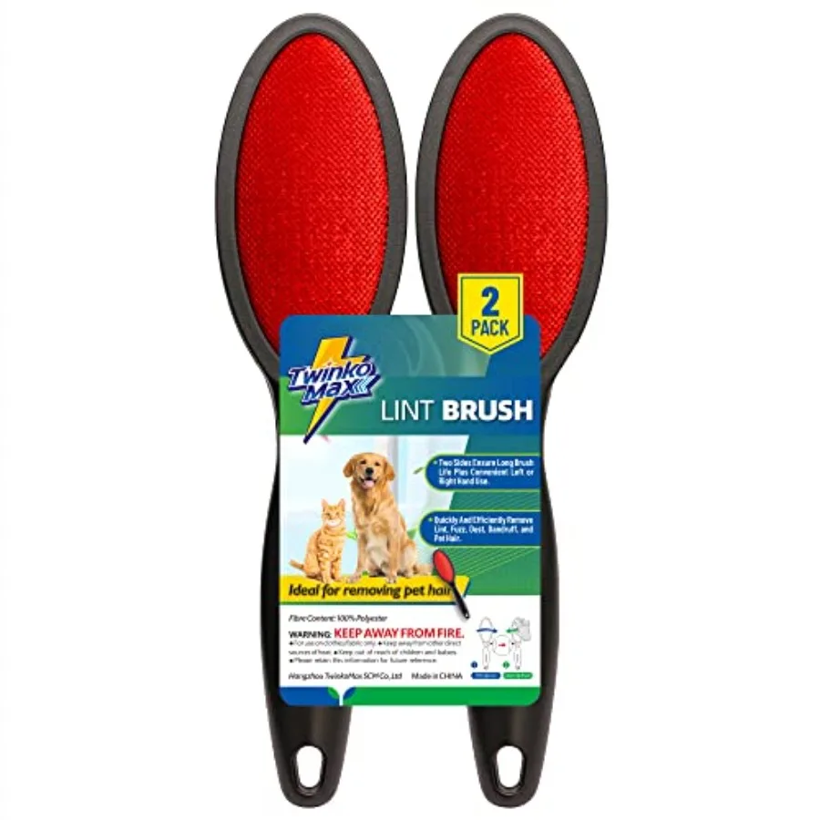 Lint Brush for Pet Hair, Reusable Lint Remover for Clothes Double-Sided Head, Classic Velvet fabric, Ideal for Pet Hair Removal
Lint Brush for Pet Hair, Reusable Lint Remover for Clothes Double-Sided Head, Classic Velvet fabric, Ideal for Pet Hair Removal