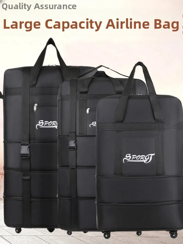 Large Capacity Luggage Bag for Air Travel with Universal Wheels Suitable for Studying Abroad And Moving Flights Fashionable T...
Large Capacity Luggage Bag for Air Travel with Universal Wheels Suitable for Studying Abroad And Moving Flights Fashionable T...