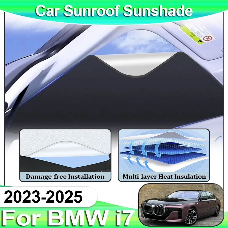 Car Shades For BMW i7 Accesorios BMW 7 Series i7 2023 2024 2025 Electrostatic Adsorption Protection Static Cling Panoramic Shade
Car Shades For BMW i7 Accesorios BMW 7 Series i7 2023 2024 2025 Electrostatic Adsorption Protection Static Cling Panoramic Shade