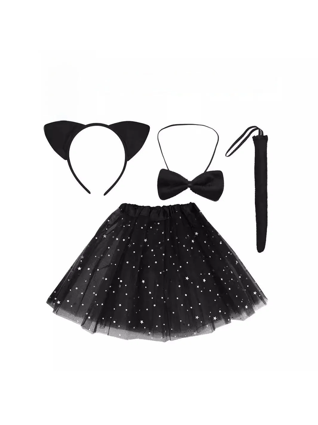 Новая юбка-пачка на Хэллоуин, повязка на голову, комплект с галстуком, юбка для балета, юбка для выступлений, сценический костюм, женская мода
Новая юбка-пачка на Хэллоуин, повязка на голову, комплект с галстуком, юбка для балета, юбка для выступлений, сценический костюм, женская мода