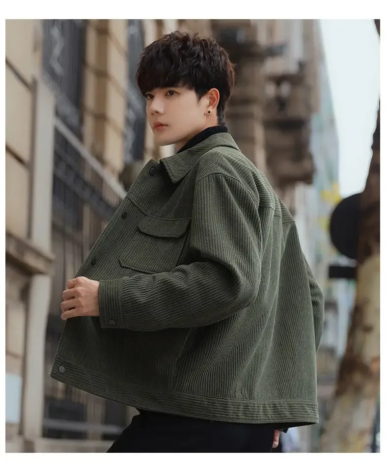 2023 Jackets for Men Casual Lightweight Turn Down Collar Thin Velvet Autumn Men Business Zipper Spring Outerwear Streetwear Coat
2023 Jackets for Men Casual Lightweight Turn Down Collar Thin Velvet Autumn Men Business Zipper Spring Outerwear Streetwear Coat