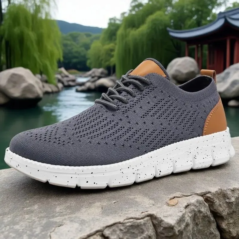 Men's fashion running shoes, light and breathable casual shoes, daily men's outdoor casual sports shoes, simple and atmospheric
Men's fashion running shoes, light and breathable casual shoes, daily men's outdoor casual sports shoes, simple and atmospheric