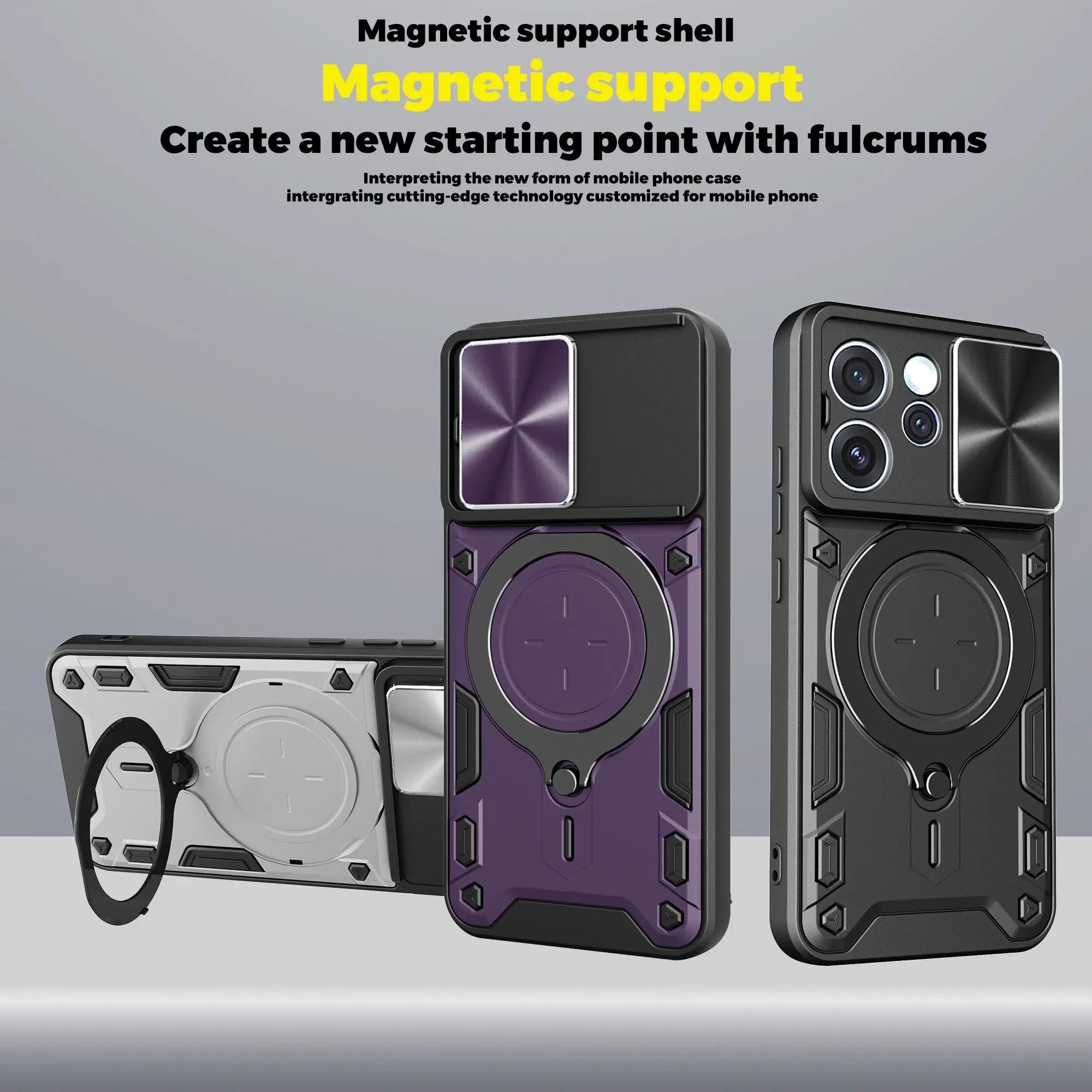 Case For OPPO Reno15 Pro 5G Shockproof Stand Cover Hard PC Back Bumper Armor Phone Case For Reno 15 C F FS Accessories
Case For OPPO Reno15 Pro 5G Shockproof Stand Cover Hard PC Back Bumper Armor Phone Case For Reno 15 C F FS Accessories