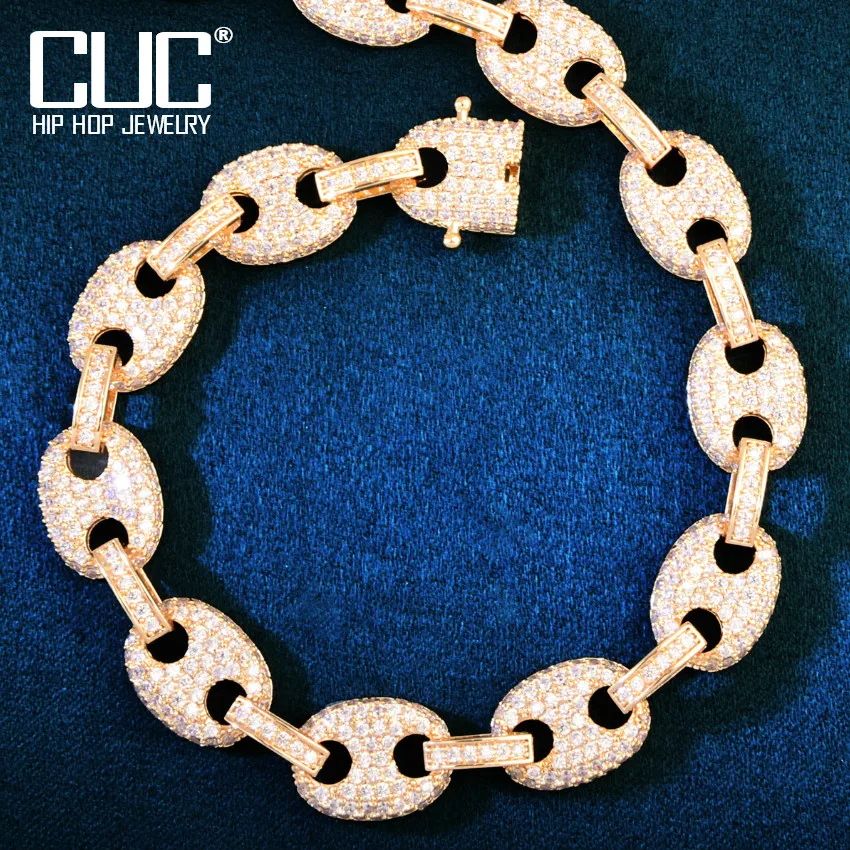 12mm Cuban Chain Bracelet For Men Iced Out Zircon Hip Hop Link Gold Color Fashion Rock Jewelry
12mm Cuban Chain Bracelet For Men Iced Out Zircon Hip Hop Link Gold Color Fashion Rock Jewelry