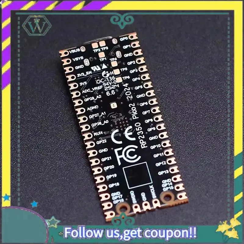 Новинка для Raspberry Pi Pico2, макетная плата RP2350, микроконтроллер Raspberry Pi Pico2 Rp2040typec
Новинка для Raspberry Pi Pico2, макетная плата RP2350, микроконтроллер Raspberry Pi Pico2 Rp2040typec