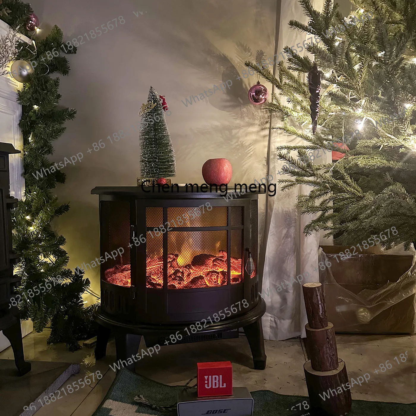 Electric fireplace heater 3D simulation flame heater texture atmosphere
Electric fireplace heater 3D simulation flame heater texture atmosphere