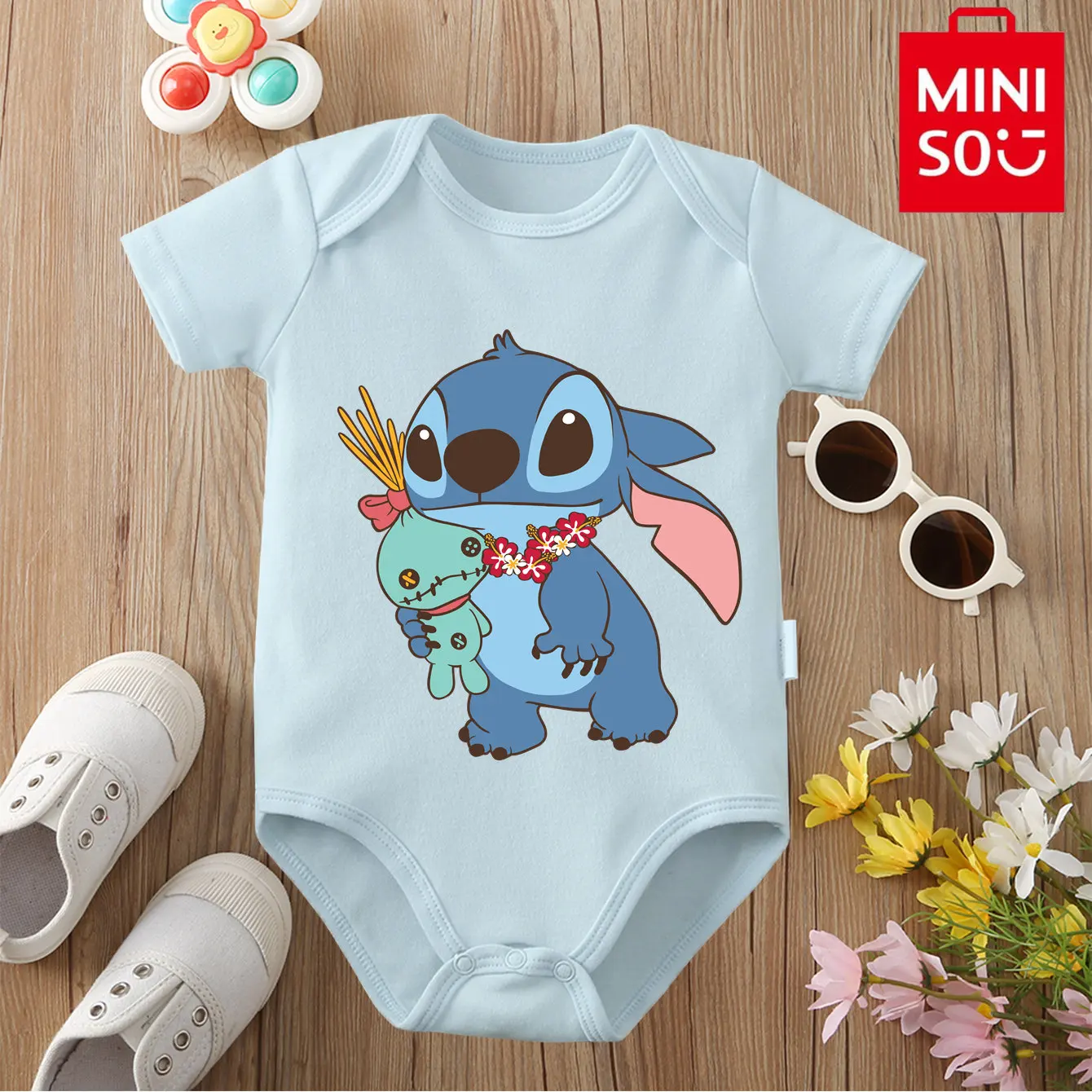 100% Cotton MINISO Jumpsuit Lilo & Stitch Print Soft Baby Cloths Best Gift for Baby Onesie Bodysuit for 0 To 12 Months Newborn
100% Cotton MINISO Jumpsuit Lilo & Stitch Print Soft Baby Cloths Best Gift for Baby Onesie Bodysuit for 0 To 12 Months Newborn