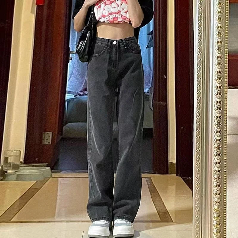 Широкие джинсы для женщин, свободный крой, высокая талия, прямые брюки, весна 2023, модные, больших размеров, универсальные, стройнящие.
Широкие джинсы для женщин, свободный крой, высокая талия, прямые брюки, весна 2023, модные, больших размеров, универсальные, стройнящие.
