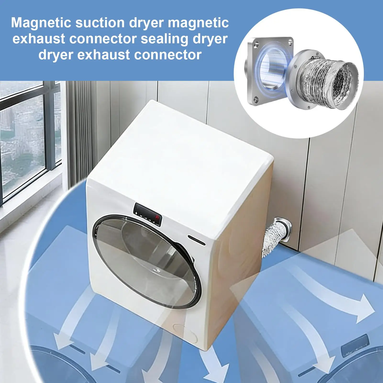 Магнитное соединение для вытяжного шланга сушилки, быстросъемный соединитель для вентиляционного отверстия сушилки для использования внутри и снаружи помещений, дома, гаража, автофургона, прачечной, кондиционера
Магнитное соединение для вытяжного шланга сушилки, быстросъемный соединитель для вентиляционного отверстия сушилки для использования внутри и снаружи помещений, дома, гаража, автофургона, прачечной, кондиционера