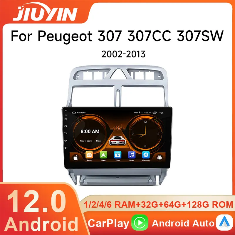 JIUYIN Car Radio For Peugeot 307 307CC 307SW 2002 - 2013 wireless CarPlay Android Auto car intelligent systems No 2 din 2din DVD
JIUYIN Car Radio For Peugeot 307 307CC 307SW 2002 - 2013 wireless CarPlay Android Auto car intelligent systems No 2 din 2din DVD