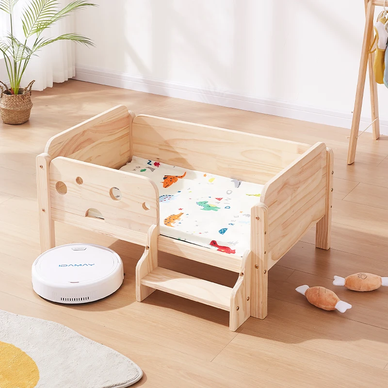 Dog Bed for Small Dogs & Cats Wooden Raised Dog Kennel Summer Cooling Cot for Puppies/Kitten Ground Moisture-proof Pet Furniture
Dog Bed for Small Dogs & Cats Wooden Raised Dog Kennel Summer Cooling Cot for Puppies/Kitten Ground Moisture-proof Pet Furniture
