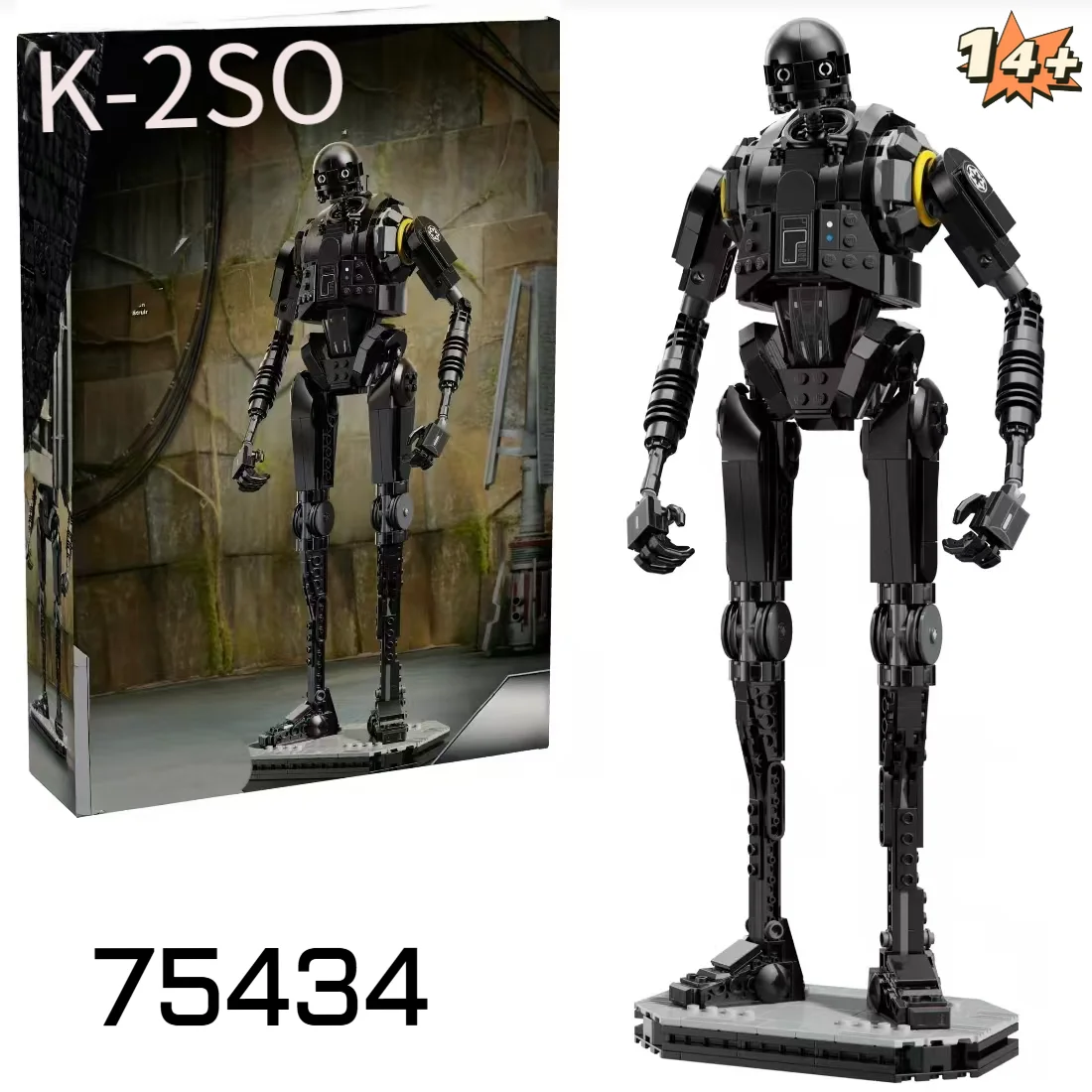 Новый конструктор 845 деталей: Робот-дроид безопасности Ando K-2SO из серии «Звездные межзвездные конфликты», модель 75434. Игрушка-конструктор. Подарки на День рождения и Рождество.
Новый конструктор 845 деталей: Робот-дроид безопасности Ando K-2SO из серии «Звездные межзвездные конфликты», модель 75434. Игрушка-конструктор. Подарки на День рождения и Рождество.