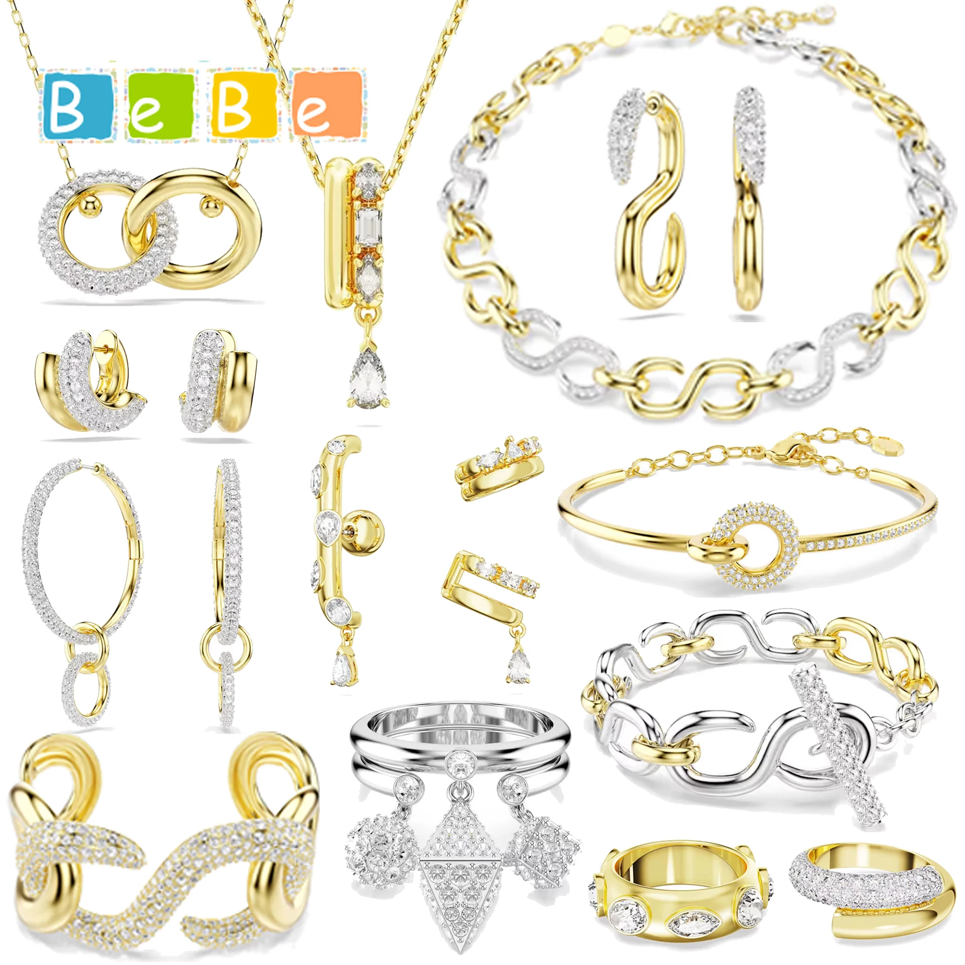 2026 New Trend High Quality Fine Party Jewelry Set Charming Gold Geometric Crystal Fashion Necklace Earrings as a Gift for Women
2026 New Trend High Quality Fine Party Jewelry Set Charming Gold Geometric Crystal Fashion Necklace Earrings as a Gift for Women