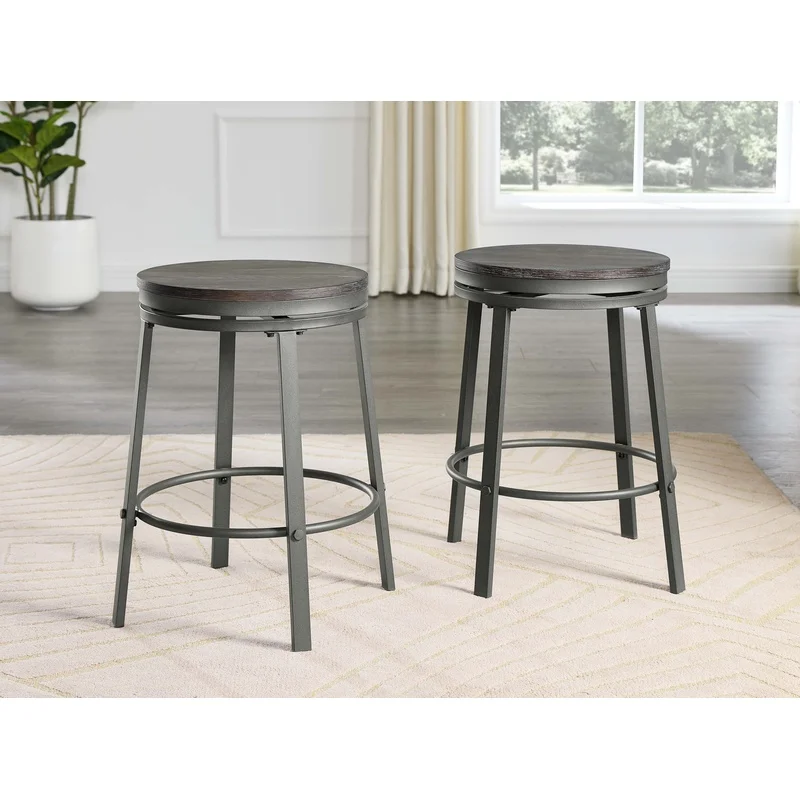 2-Piece Dining Stools, Modern Kitchen Bar Chairs, Compact Seat with Wooden Frame, Space-Saving Design
2-Piece Dining Stools, Modern Kitchen Bar Chairs, Compact Seat with Wooden Frame, Space-Saving Design
