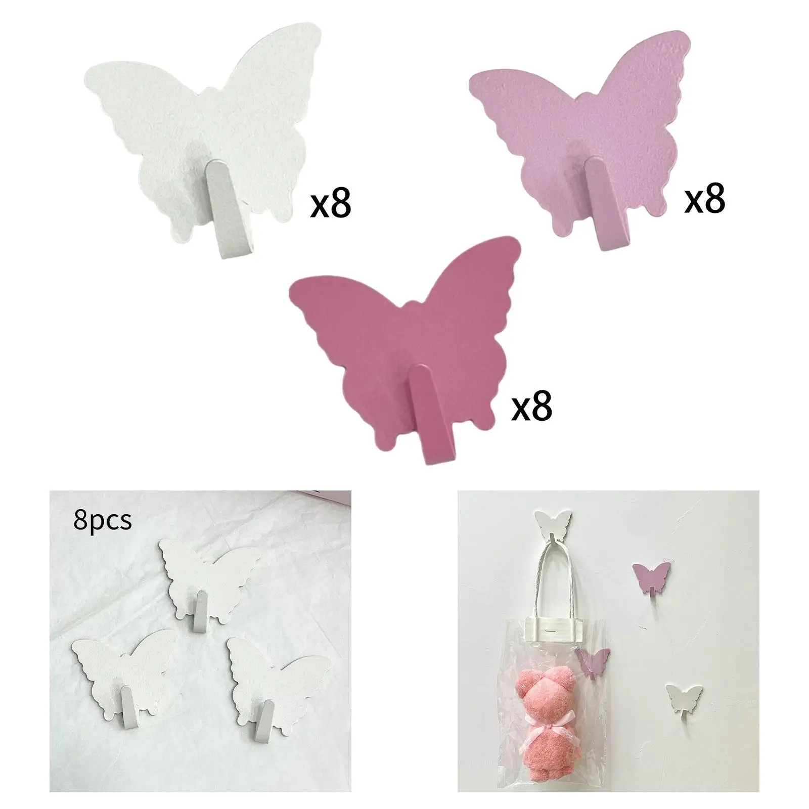 8Pcs Wall Mount Hooks Coat Rack Heavy Duty Decorative Hangers Towel Hooks for Porch Living Room Kitchen Bedroom Hanging Keys
8Pcs Wall Mount Hooks Coat Rack Heavy Duty Decorative Hangers Towel Hooks for Porch Living Room Kitchen Bedroom Hanging Keys