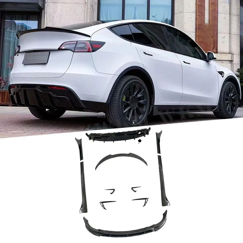 Carbon Fiber Front Bumper Lip Rear Diffuser Side Skirts Rear Spoiler Body Kits for Tesla Model Y body kit Car Accessorise
Carbon Fiber Front Bumper Lip Rear Diffuser Side Skirts Rear Spoiler Body Kits for Tesla Model Y body kit Car Accessorise